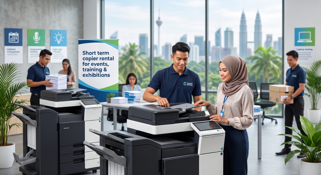 Short term copier rental for event