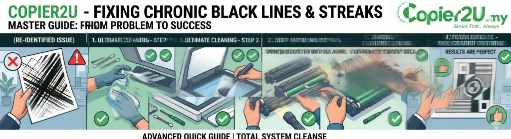how to fix black lines issue