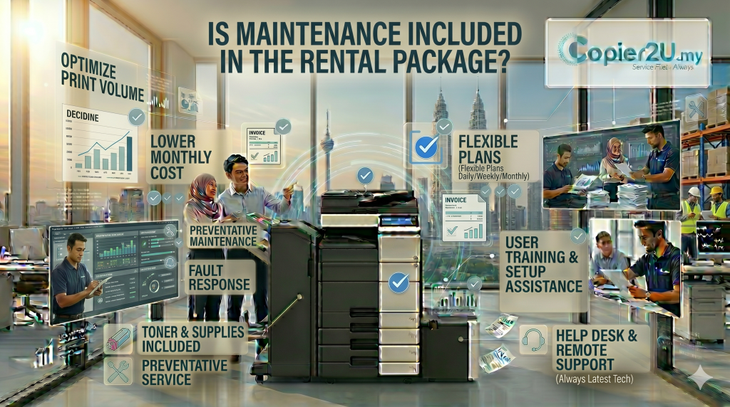 Is maintenance included in the rental package