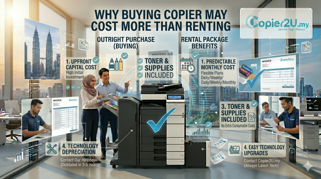 Why buying copier may cost more than renting