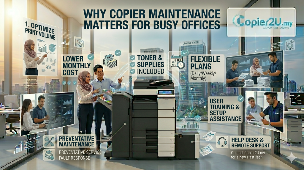 Why copier maintenance matters for busy offices