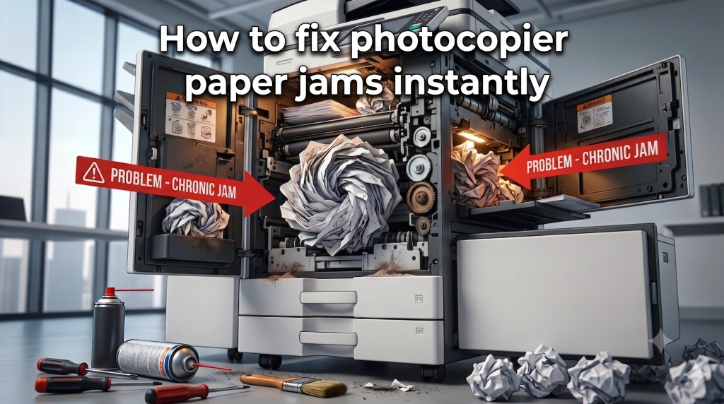 How to fix photocopier paper jams instantly | Copier2U